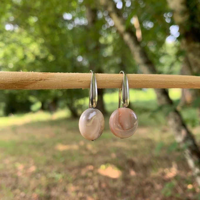 Boucles d'oreilles Agate