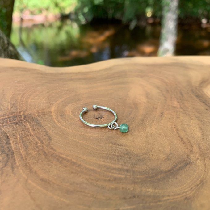 Bague Aventurine verte