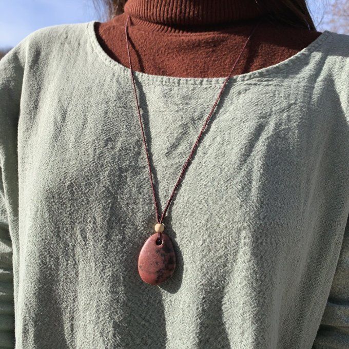 Collier Rhodonite