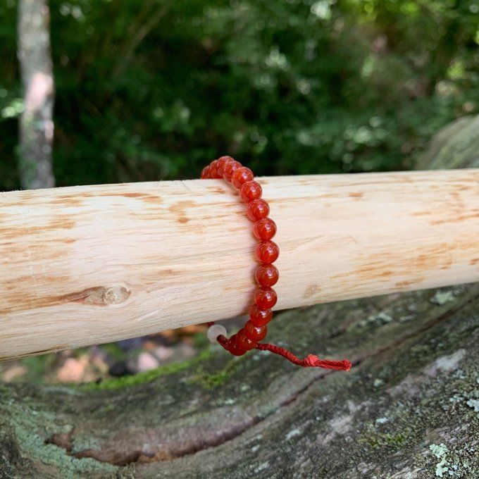 Bracelet Cornaline 6mm
