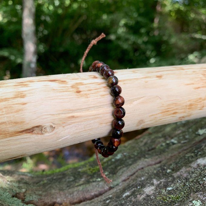 Bracelet Œil de taureau 6mm