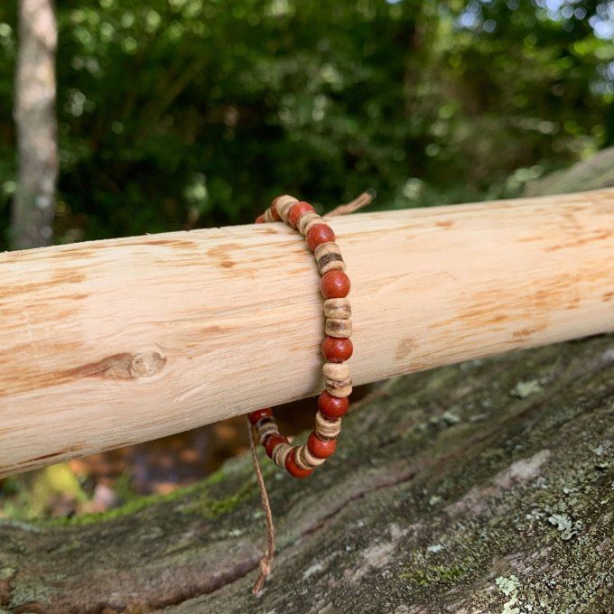 Bracelet Jaspe rouge