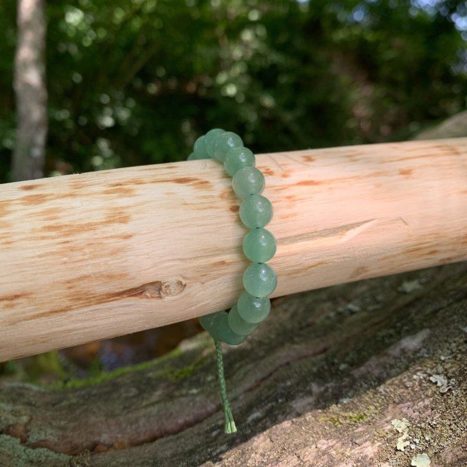 Bracelet Aventurine verte 8mm