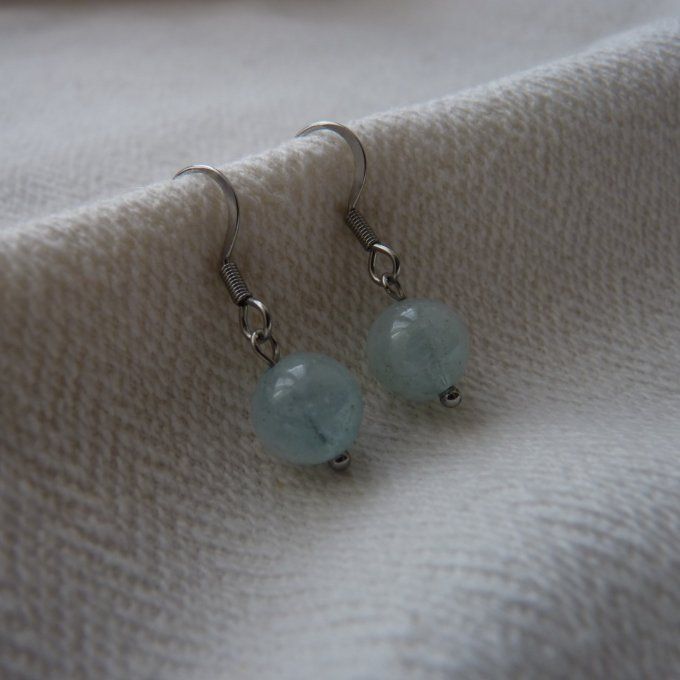 Petites boucles Aigue marine